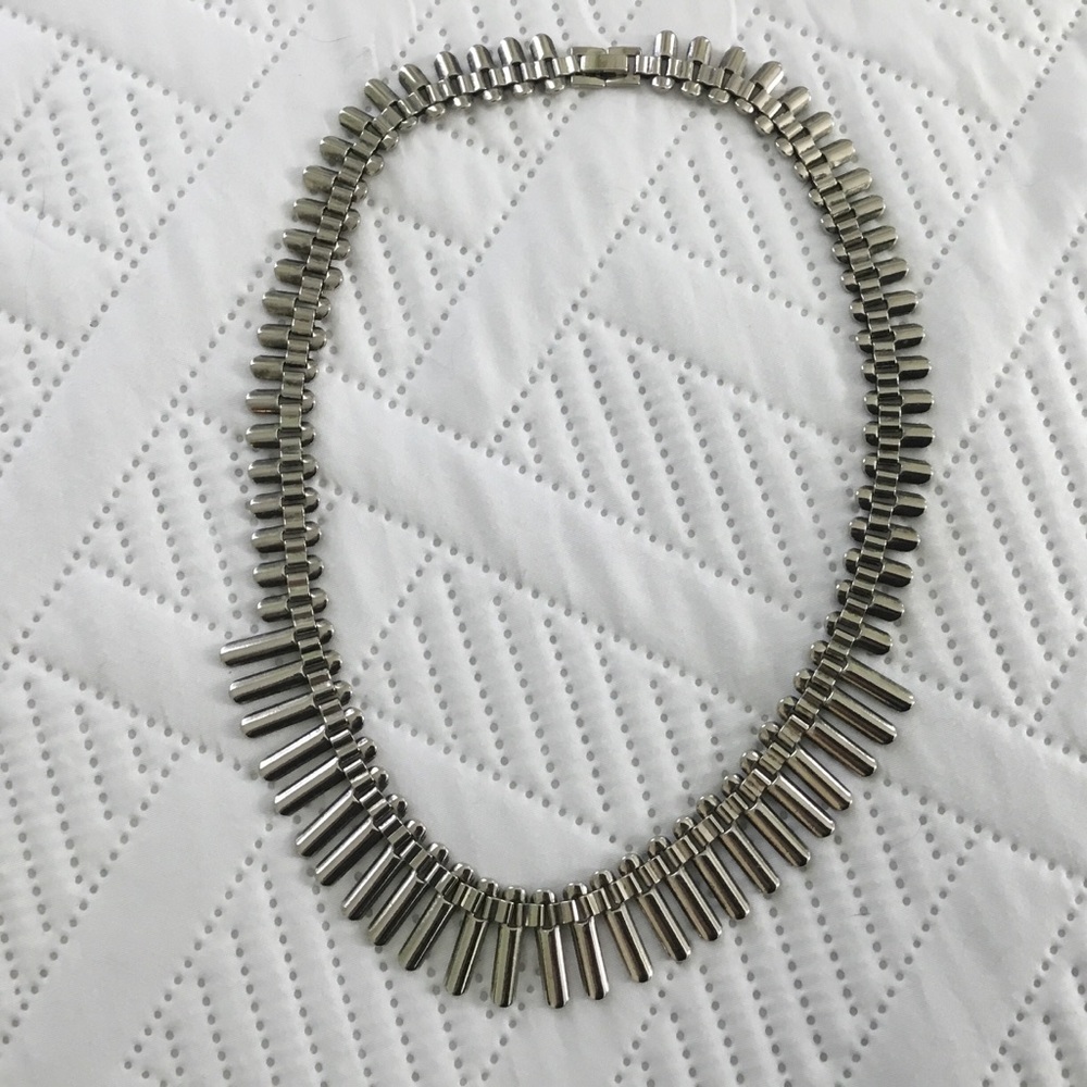 Cleopatra Fringe Bib Statement Necklace - Picture 4 of 9